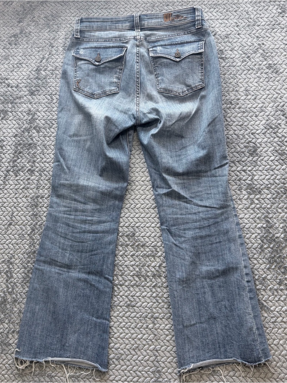 KUT from the Kloth Nicole Cropped Bootcut Jeans Size 8